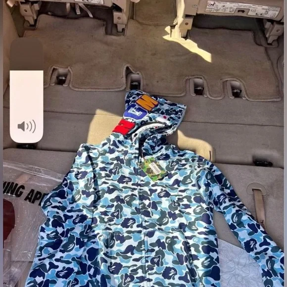 It’s a relatively new designer bape hoodie I baught for almost half a grand Lightweight & Shirt Jackets